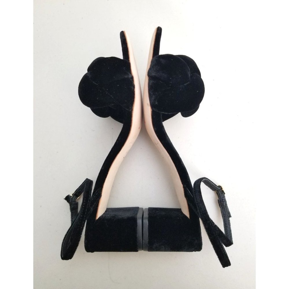 Loeffler Randall Avril Mid Heel Braid in Black Size 7 - Picture 4 of 5